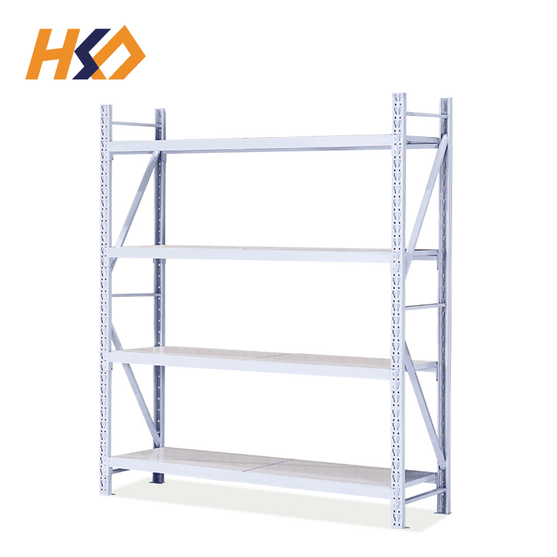 White Steel Storage Rack for Garage Decks