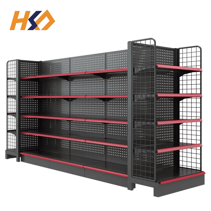 Supermarket Gondola Display Shelves
