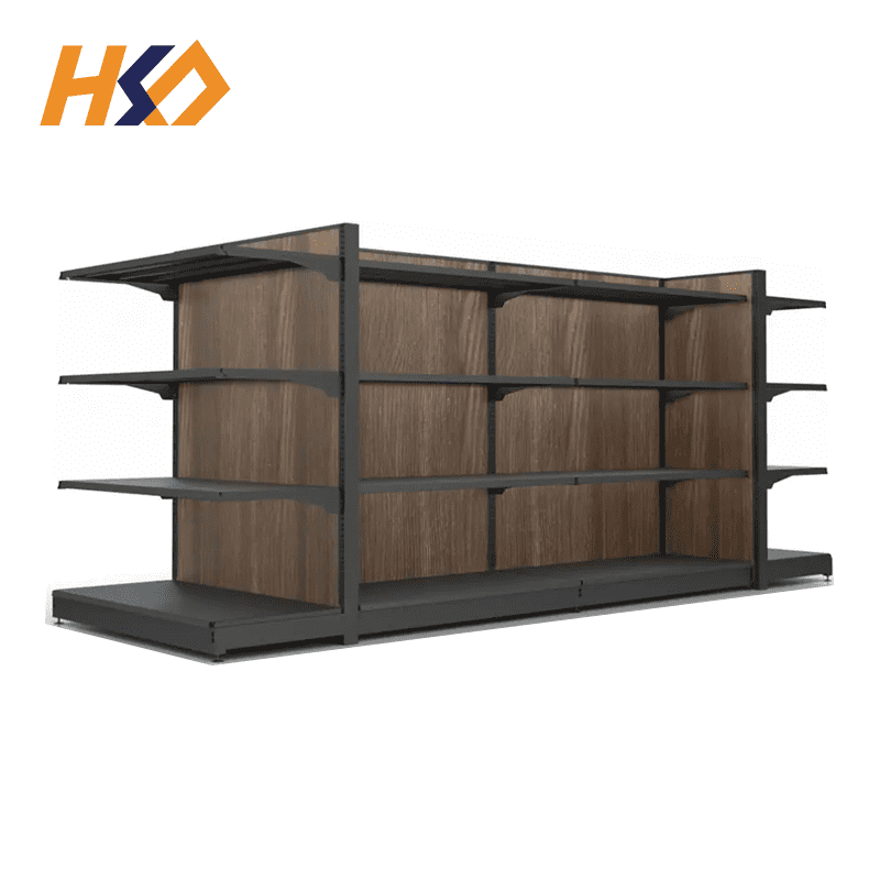 Convenience Wooden Gondola Shelves