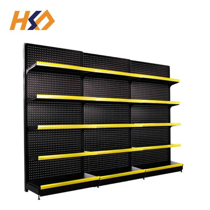 Supermarket Snack Double Shelf For Sale