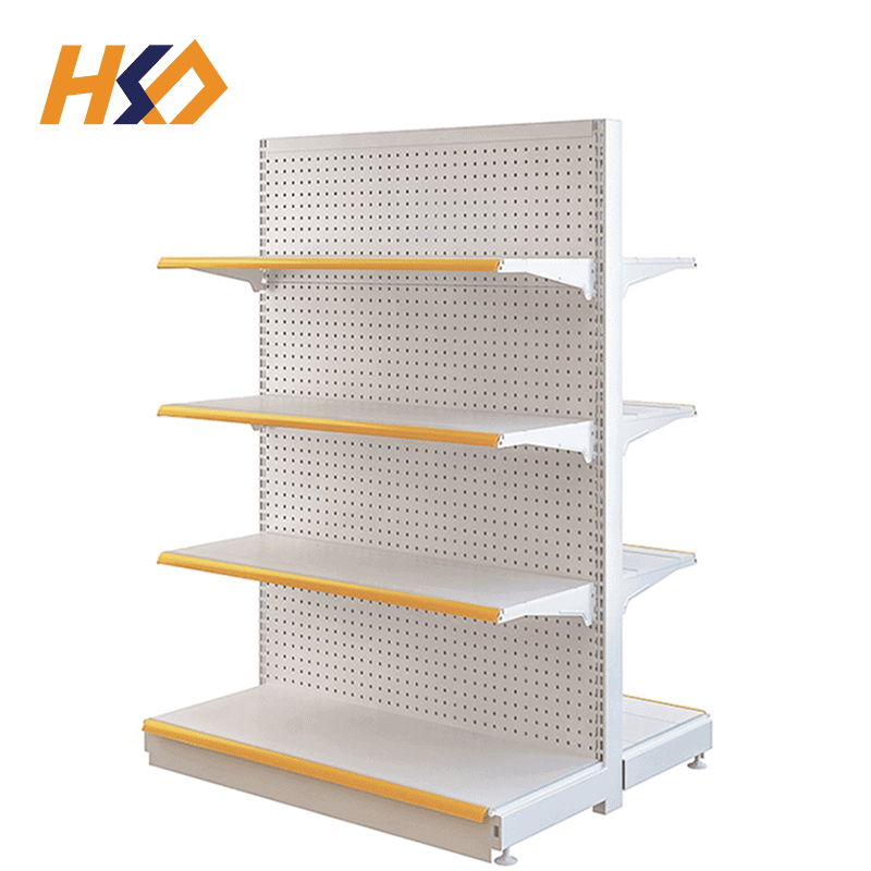 Supermarket Gondola Display Stand Shelf