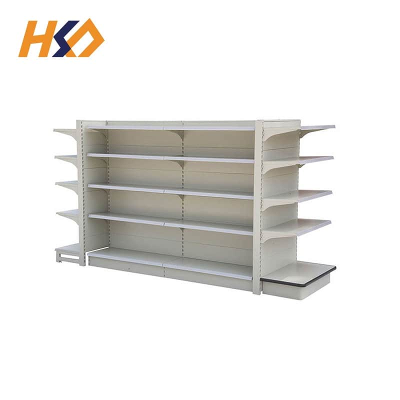 Supermarket Gondola Metallic Shelf