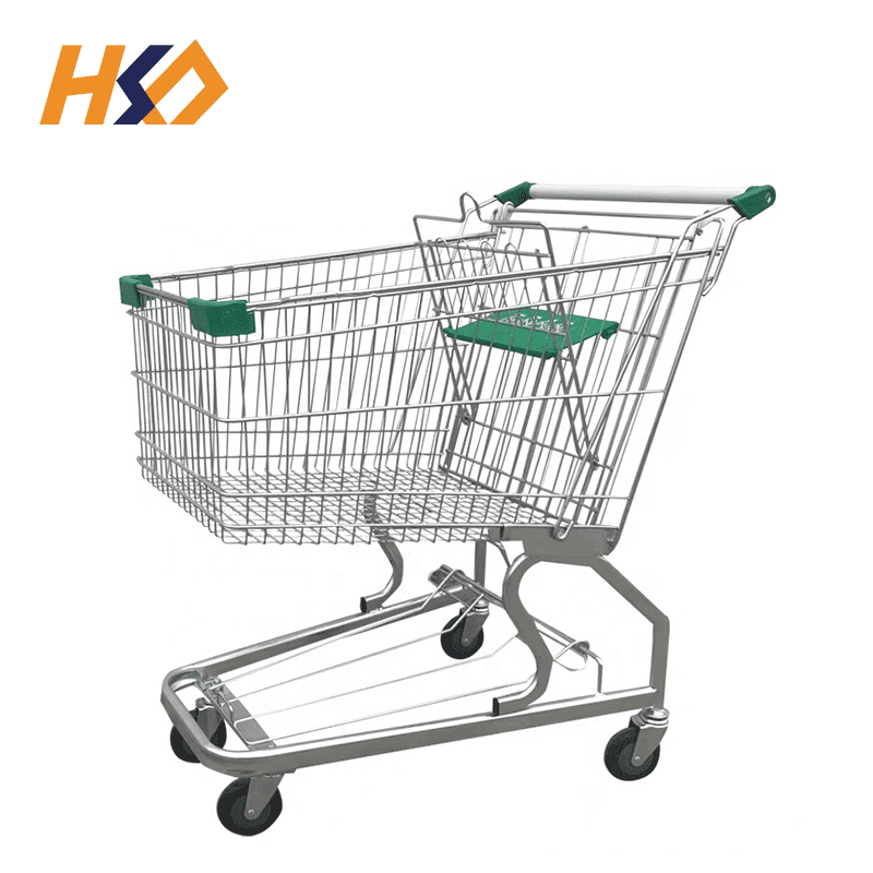 German style retail store large shopping cart